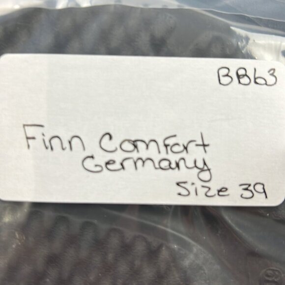 Finn Comfort Women's Black leather Sansibar Sandals Size 39 - Picture 12 of 12